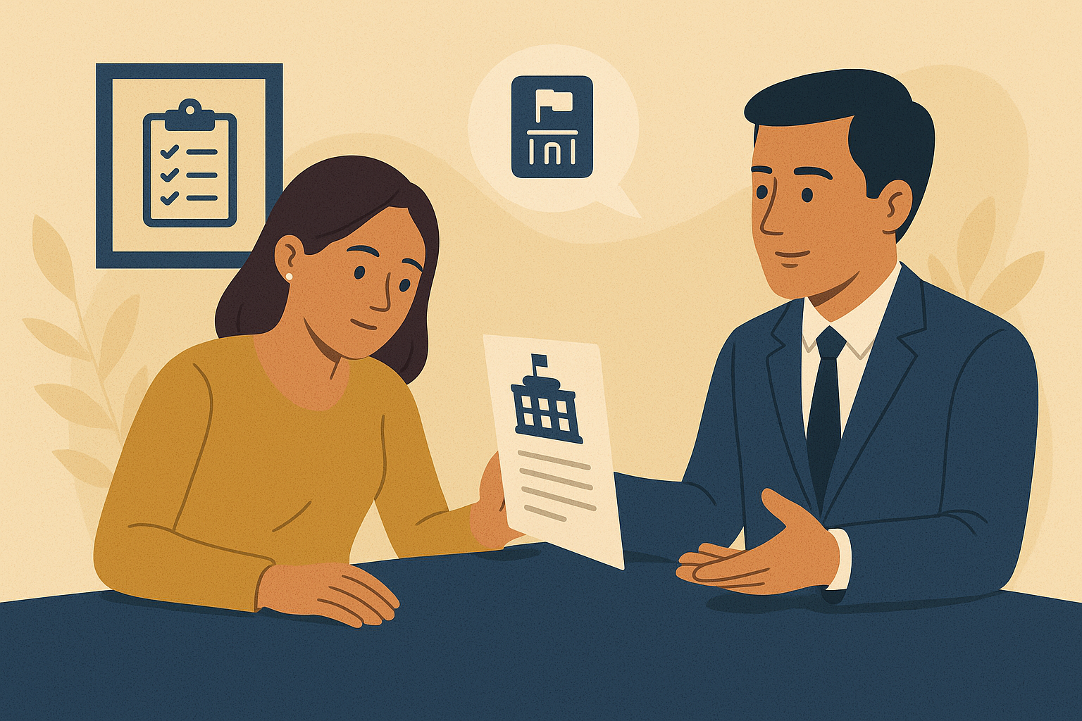 Trabajador redactando carta de autodespido